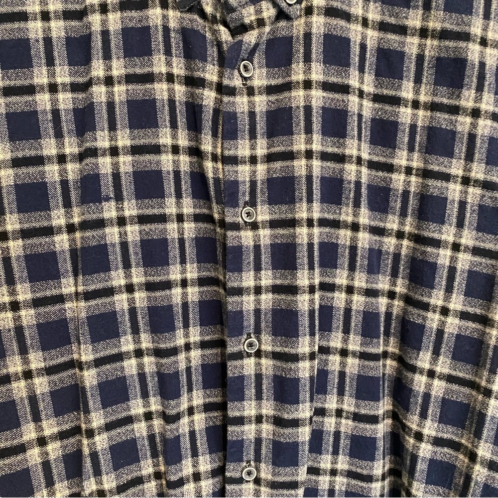 Scotch & Soda Button Down, Men’s Large, Blue Plai… - image 6